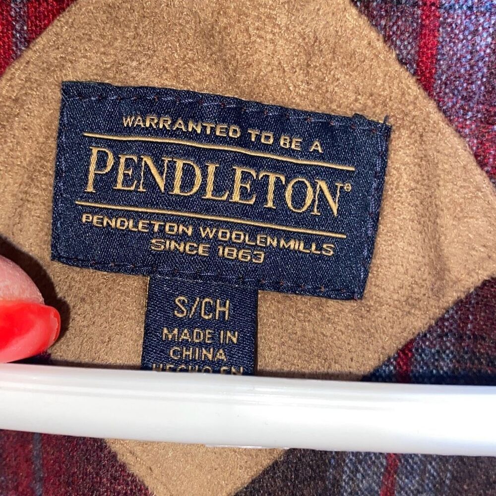 Pendleton Wool Blend Zip Up Teddy Sherpa Jacket S… - image 7
